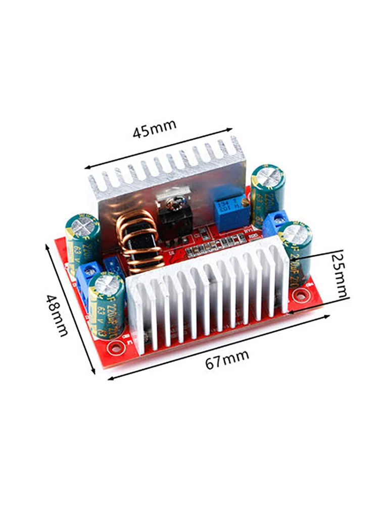 Повышающий преобразователь постоянного тока 400 Вт 15 А модуль питания