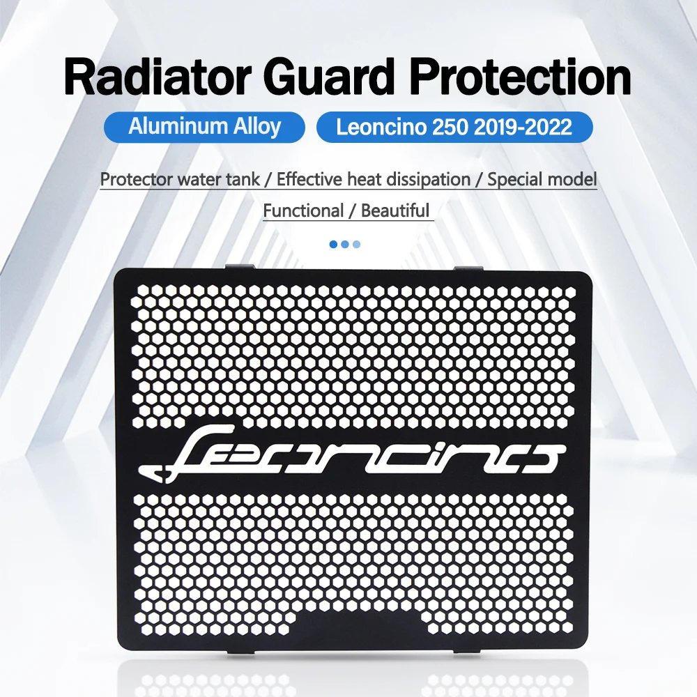 

New Arrival Motorcycle Radiator Guard Grille Cover Oil Cooler Guard protection For Benelli Leoncino 250 Leoncino250 ALL YEARS
