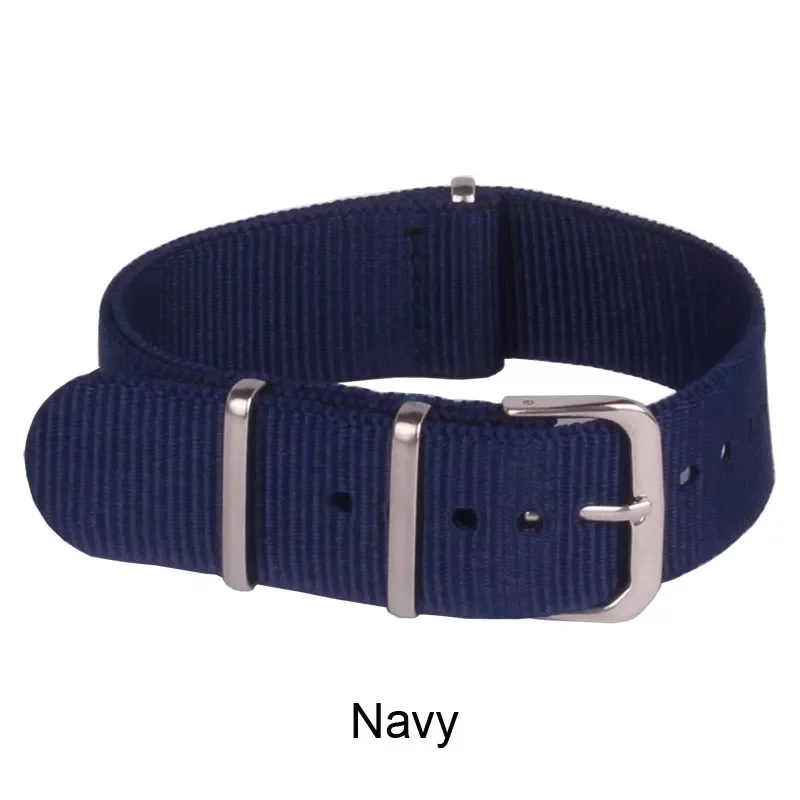 Buy 2 Get 10% OFF) 16/18/20/22/24mm Cambos Stripes Strong nato fabric Nylon Watch watchbands Woven Straps Bands Buckle belt 24mm