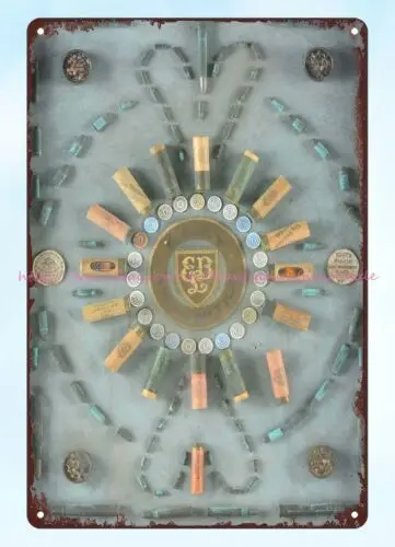 Картридж ELEY металлический жестяной настенный декоративный