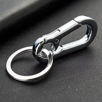 1pcs metal car keychain men and women creative waist hanging simple keychain key chain ring ring pendant tool gift accessories