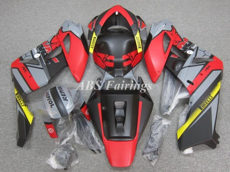 

4Gifts Injection Mold New ABS Motorcycle Fairings Kit Fit For HONDA CBR1000RR 2004 2005 04 05 Bodywork Set Red Matte