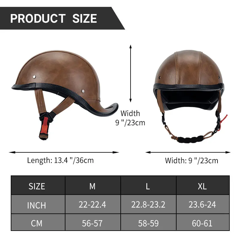 Бейсболка для мотошлема стиль кафе Racer чоппер самокат твердая Защитная шапка