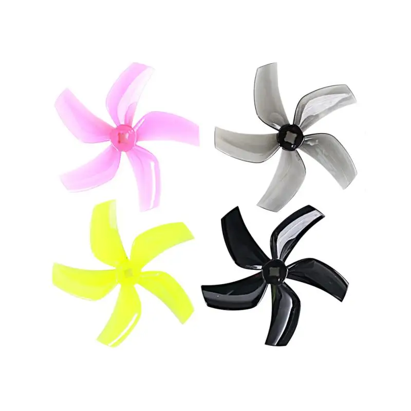 

10 пар (10CW + 10CCW) Gemfan D76 76 76 мм-5 76 мм 5 лопастей PC Propeller T Mount & M5 для RC FPV Freestyle 3 дюйма Cinewhoop Ducted Drone