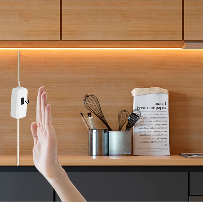 

5V LED Strip Motion Sensor Light Hand Sweep Waving ON OFF Bedroom Closet Light USB Night Lamp Diode Lights Under Cabinet Lights