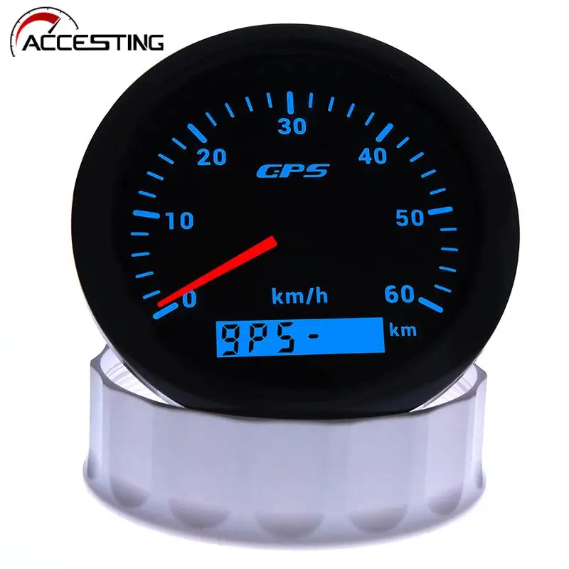

GPS-датчик скорости с подсветкой, 85 мм, 7 цветов, 12 В, 24 В