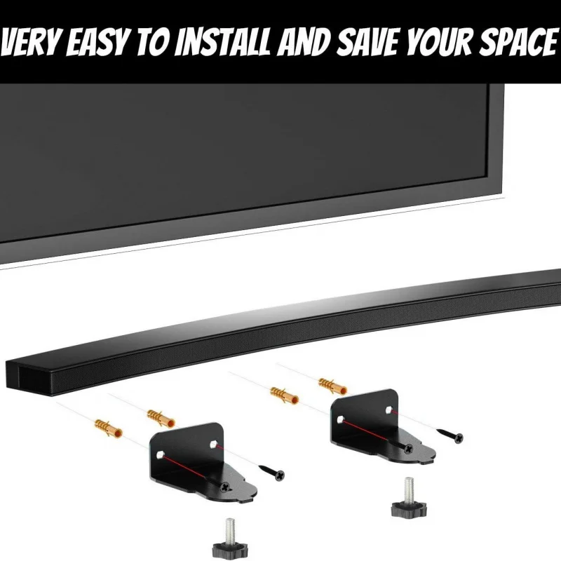 Фото Кронштейн для изогнутого саундбара AH61-03943A для Samsung HW-J4000, HW-J6000, HW-M4500, держатель для изогнутого саундбара №4