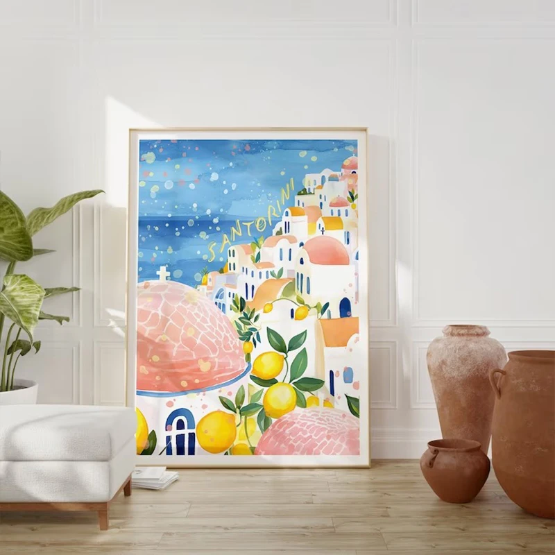 Печать на холсте La Dolce Vita Лимонные постеры и принты