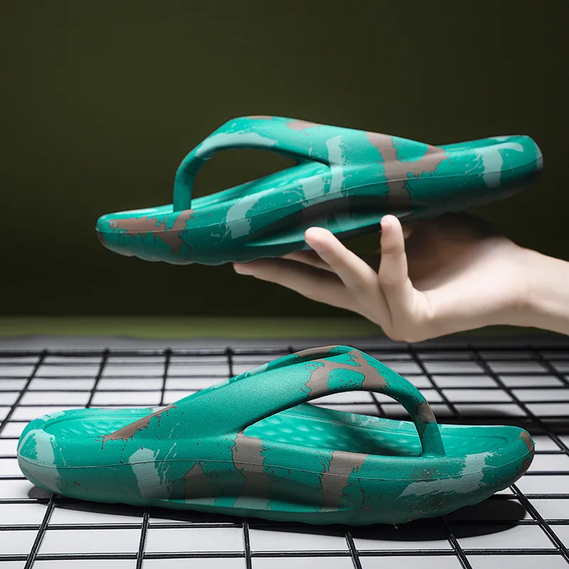 

WEH Mens Summer Flip Flops Anti-slip Casual Flat Trendy Outdoor Beach Sandals Men Shoes Slippers Zapatos Chanclas De Hombre