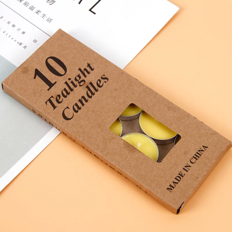 

Чайные свечи из пчелиного воска