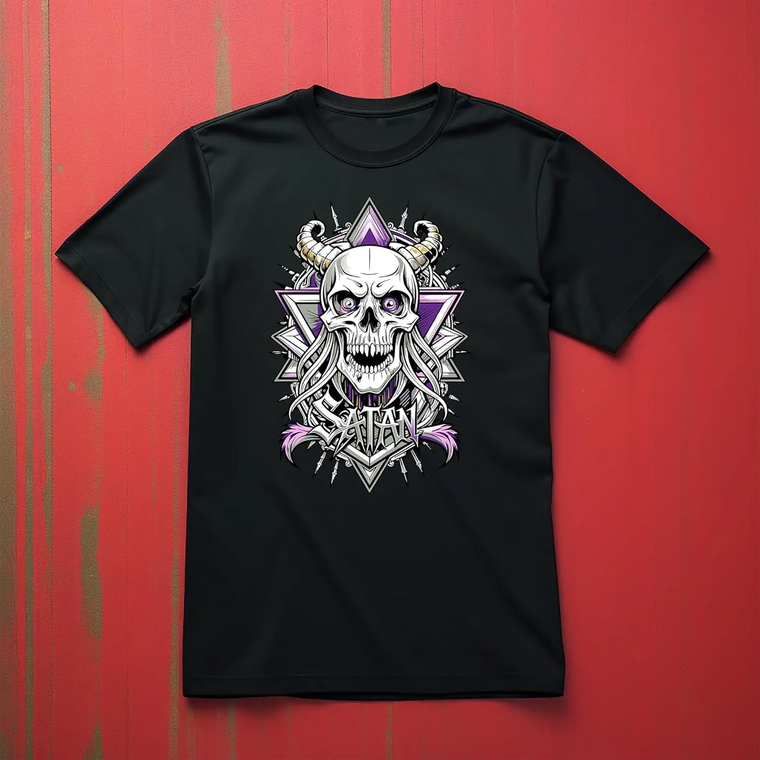 Футболка Gothic_56 с черепом и скрещенными костями — прикрепите свою темную сторону!