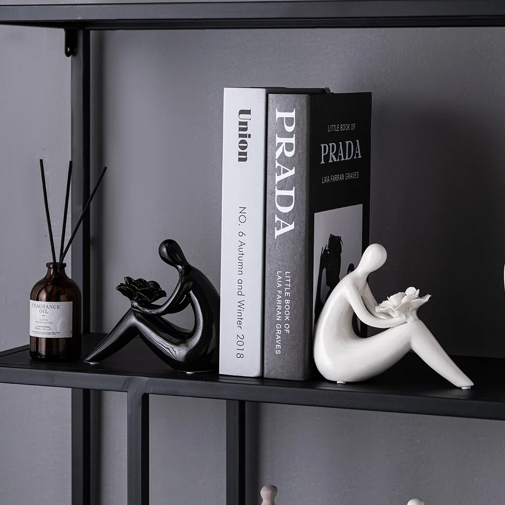 

Абстрактная фигурка, скульптура в скандинавском стиле, домашний декор, керамические поделки, комнатные фигурки, украшение для гостиной, укр...