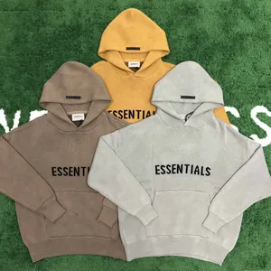 Best Quality 1:1 Essentials 7th Collection Knit Hoodies Men Women Streetwear Essentials Letter Knit  in USA (United States)