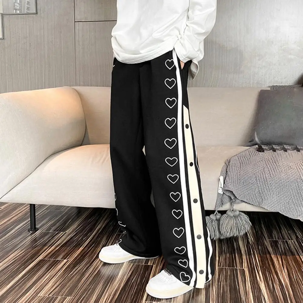 

Straight Spring Autumn Drawstring Mid Waist Basketball Pants for Sports