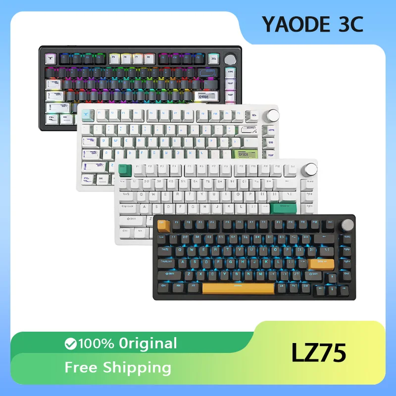 Механическая клавиатура Zifriend ZT82 с подсветкой и гравировкой по бокам