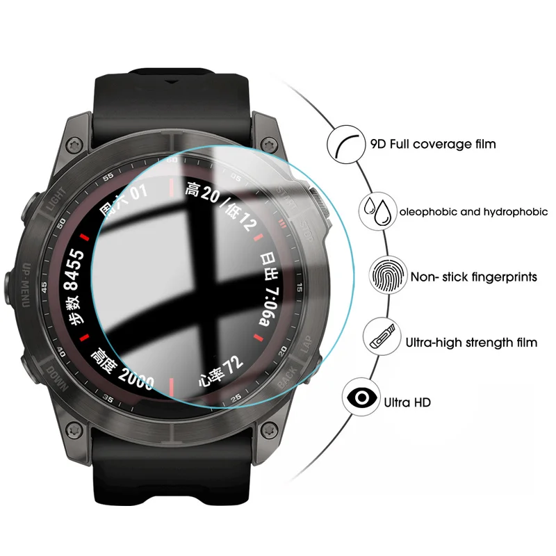 Закаленное защитное стекло для смарт-часов Garmin Fenix 7 6 6S 6X 5 5S/Vivoactive 3/Forerunner 955 255 735XT |