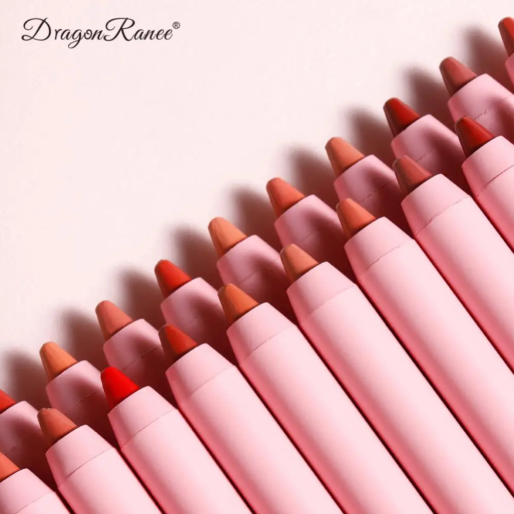 

Lip Contour Pen Lipstick Pencil 12pcs Set Velvet Matte Lipstick Lip Liner Pen Pink Lipstick Pen Gift Set Beauty Cosmetics