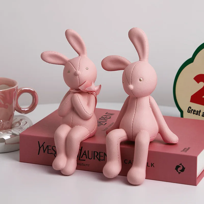 

Creative Cute Rabbit Decoration Home Living Room Entrance and Wine Cabinet TV Cabinet Soft Decoration figurines