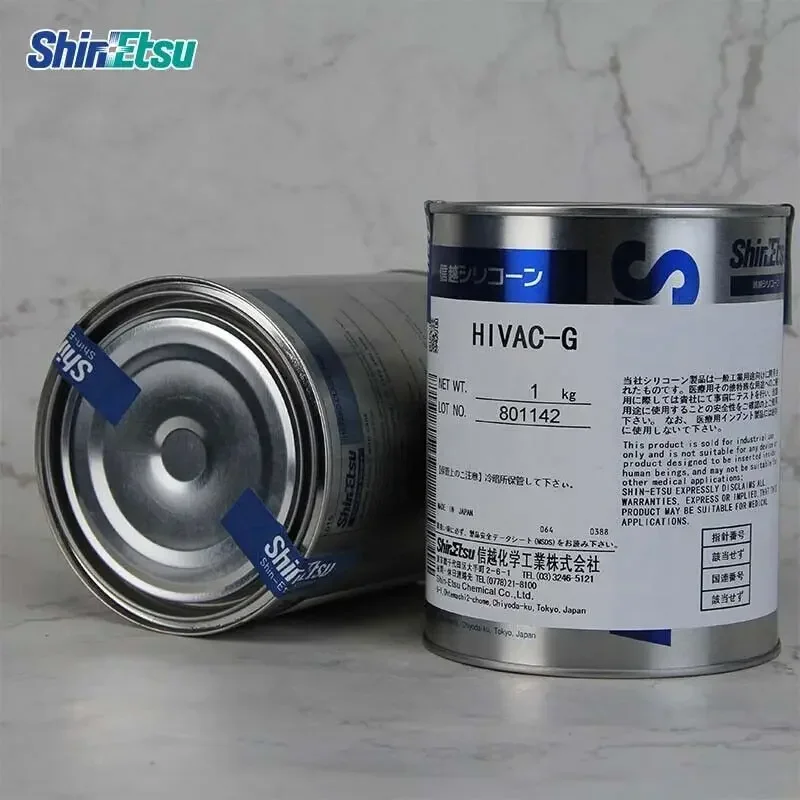 Фото 1 шт. Высоковакуумная герметизирующая смазка Shin Etsu HIVAC-G, 1 кг №1
