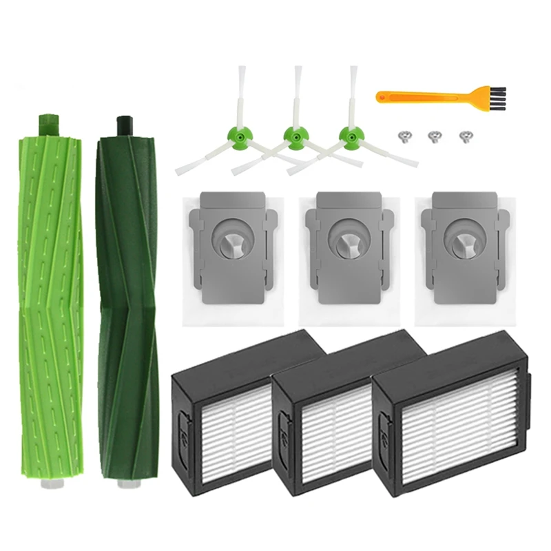 

Hepa Filter Side Brush Dust Bag For Irobot Roomba I7 I7 I6 I8 E5 E7 Main Brush Vacuum Cleaner Replacement Accessories