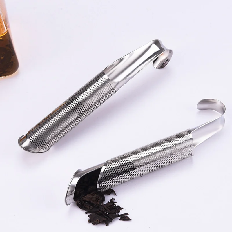 Tea Strainer Amazing 304 Stainless Steel Infuser Pipe Design Touch Feel Holder Tool Spoon Filter Kitchen Accessories |