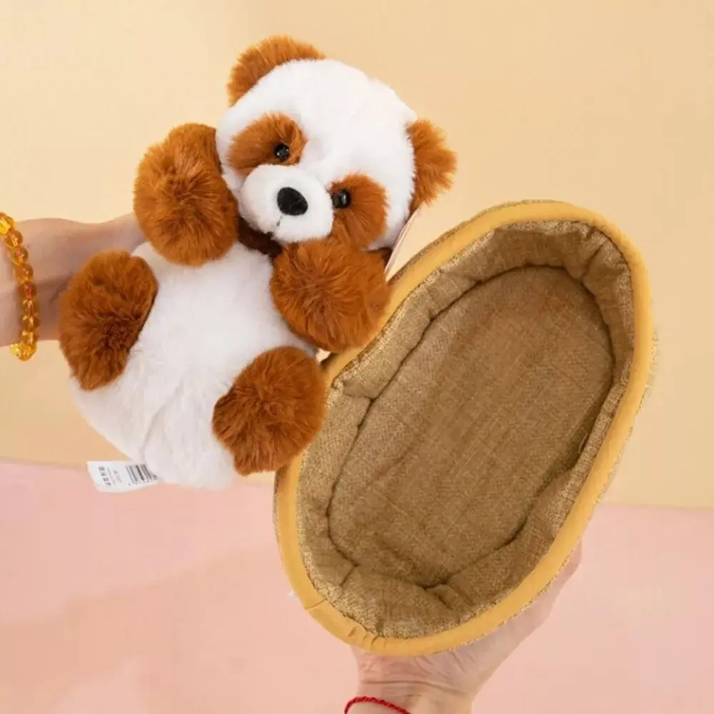 Новая пушистая Мягкая кукла панда корзина мягкая лежащая в Bassinet игрушка для сна