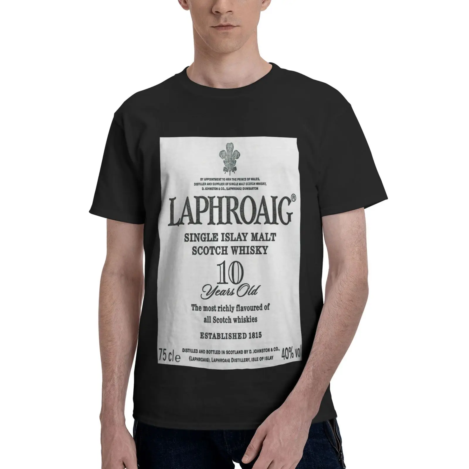 

Футболка Laphroaig мужская оверсайз, зеленый топ для 10-летнего возраста