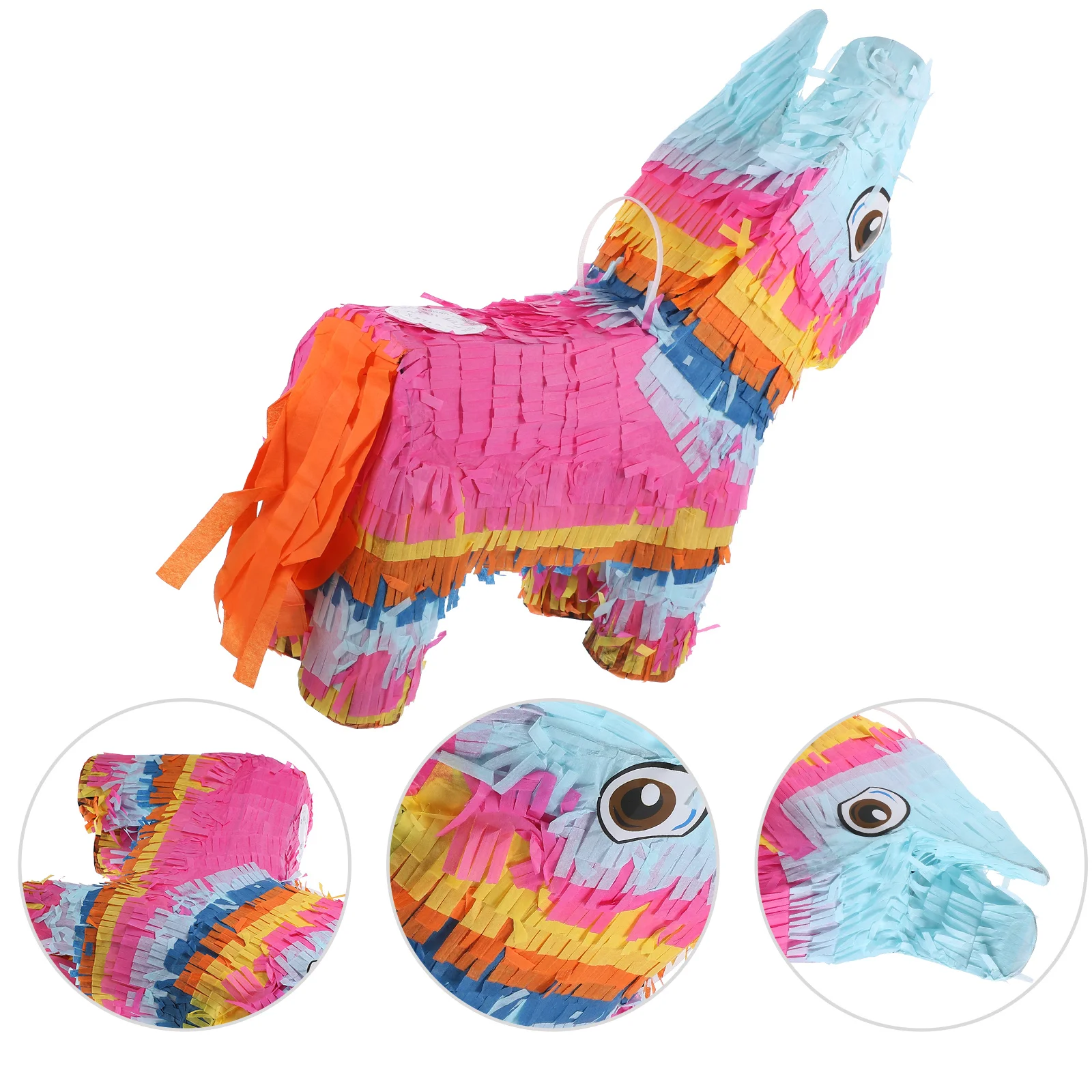 

Pinata Rainbow Shape Toy Game Props Sugar Beat Creative Decoration for Children Birthday Party