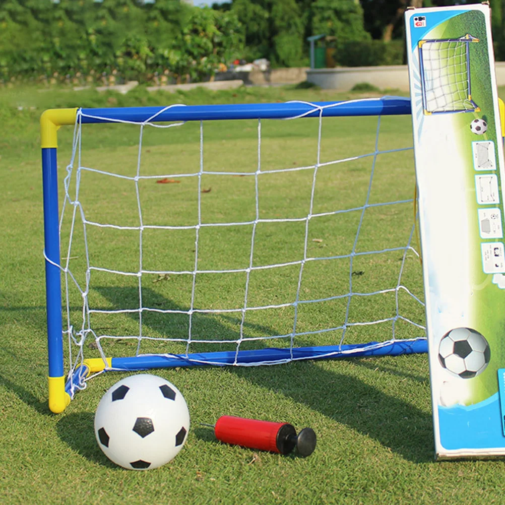 

Outdoor Toys Portable Soccer Goals Foldable Gate Nets Backyard Equipment Training Plastic Child