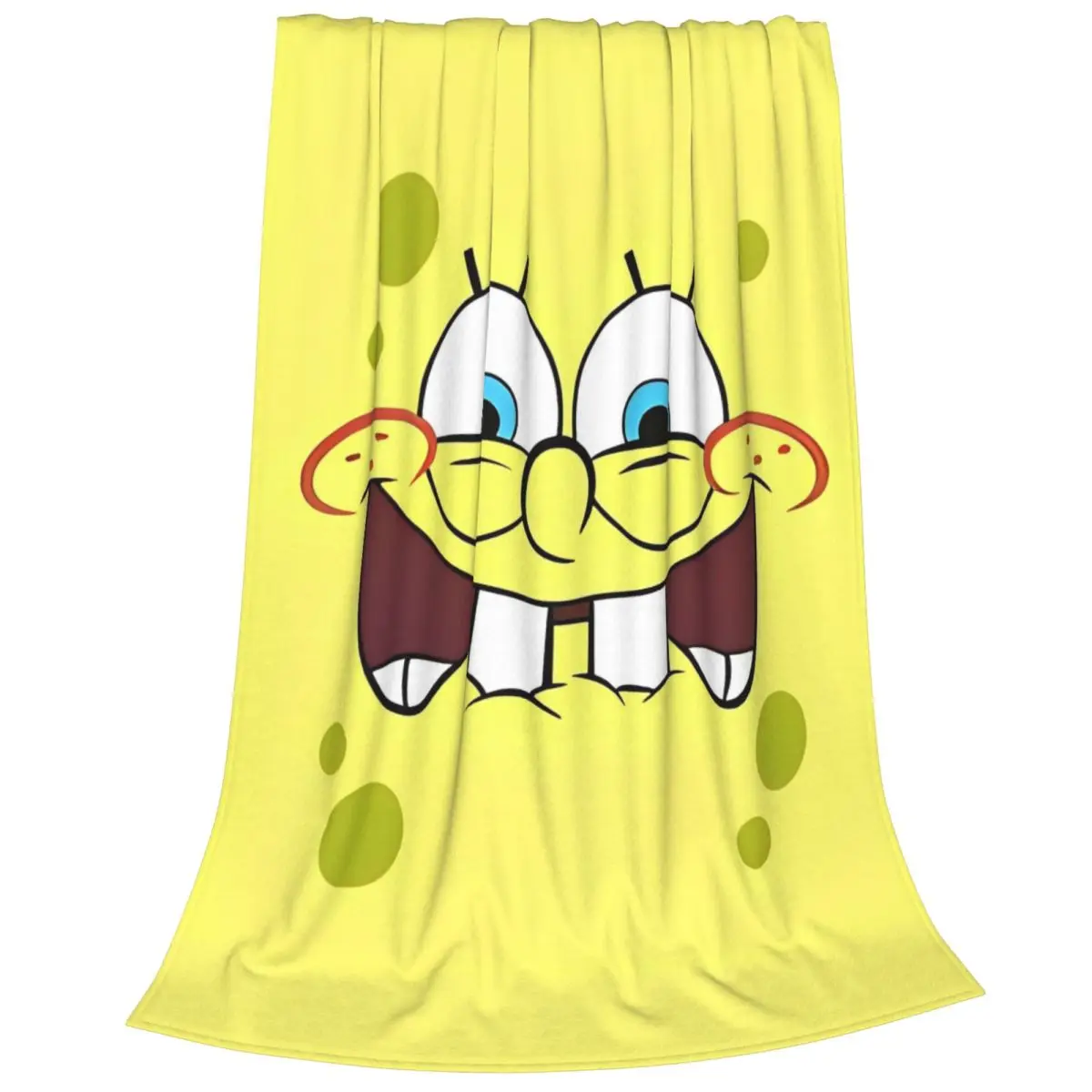 Фланелевые одеяла с забавным лицом Мультяшные для постельного белья супермягкое