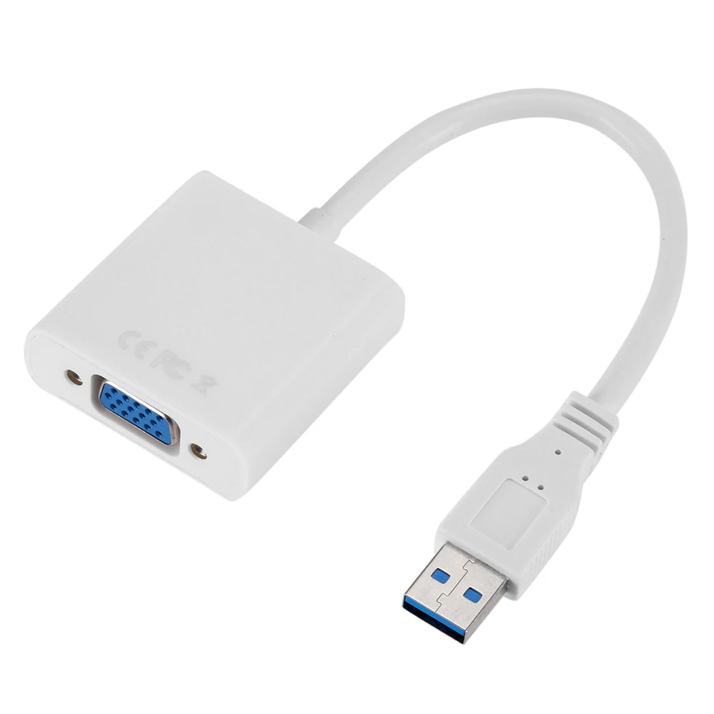 

USB 3.0 to VGA Video Display Converter for Windows 7/8/8.1 Multi-Display Cable HD Connector Extension Adapter