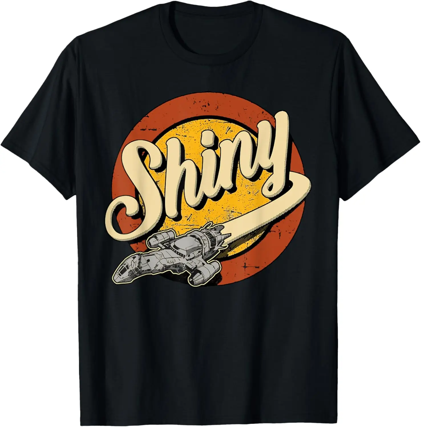 Винтажная блестящая футболка Firefly Serenity с 2002 года выпуска