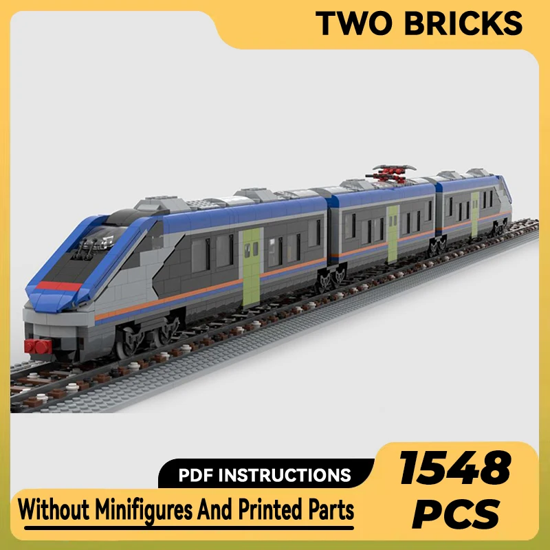 

Technical Moc Bricks City Car Model Italian Regional Jazz Train Modular Building Blocks Gifts Toys For Children DIY Assembling