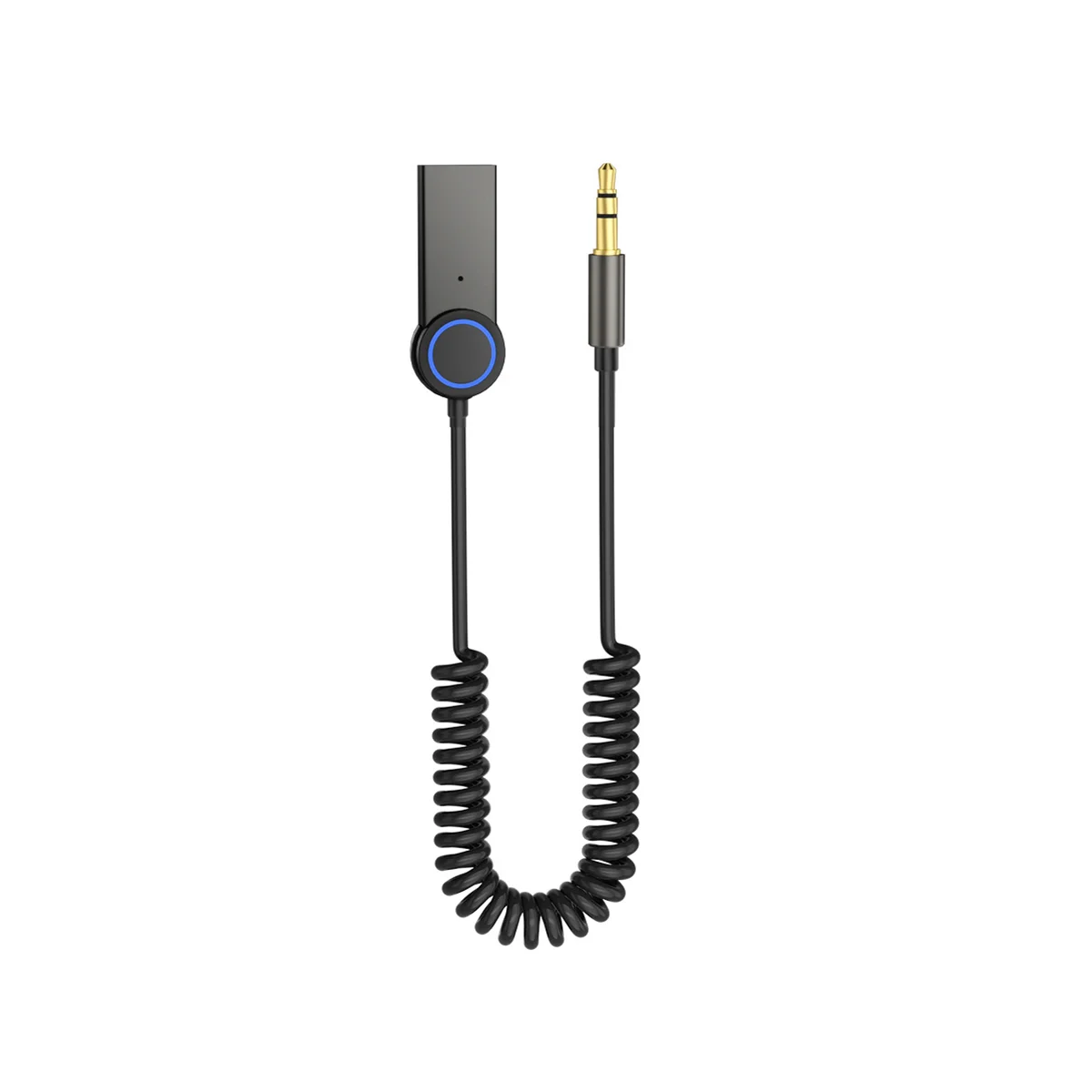 

Автомобильный Bluetooth-приемник, Bluetooth 5,1, аудиоадаптер 3,5 мм, Bluetooth-аудиоадаптер, HD-звонок, автомобильный Bluetooth-адаптер