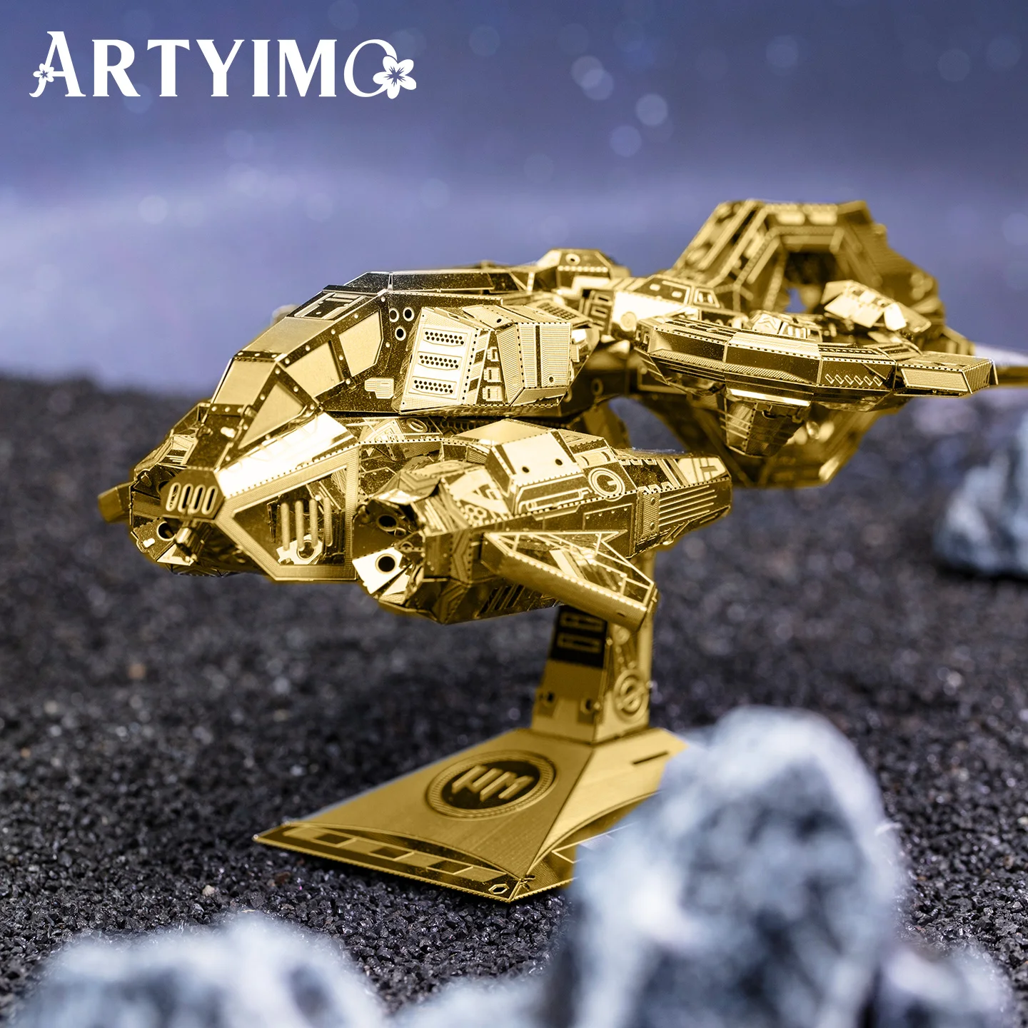 Фото ARTYIMO Thunder Hawk Gold 3D металлический пазл-конструктор, головоломка, украшение для стола, подарок на Рождество, Хэллоуин, день рождения №4