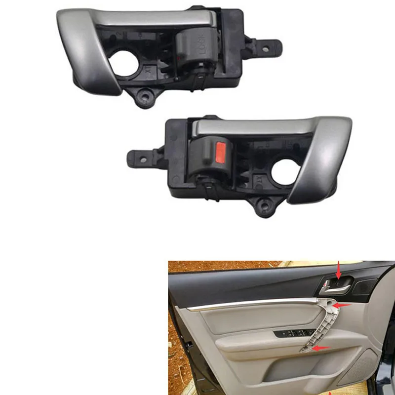 

2 шт./компл. внутренняя ручка левой и правой двери для Hyundai Santa Fe 2007-2012 826202B0101D, автомобильные аксессуары