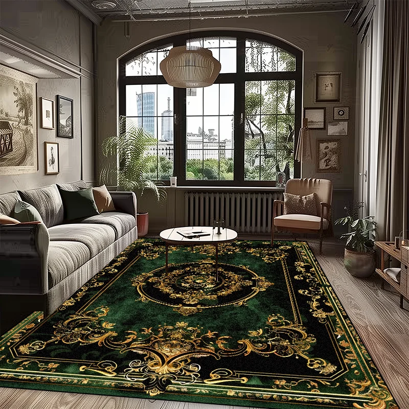 Зелёный мягкий ковёр, customizable