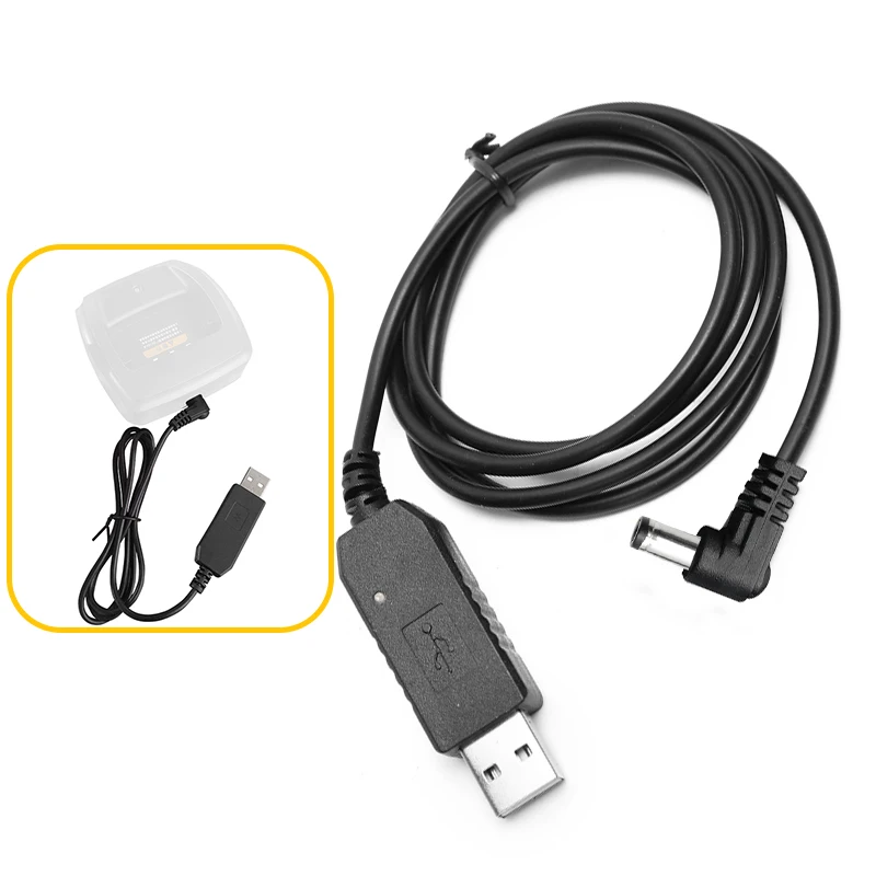 

Портативный USB-кабель для зарядки, зарядное устройство для автомобильного настольного аккумулятора, адаптер для BaoFeng UV 5R 9R BF F8HP UV5R UV9R Plus UV82 ...