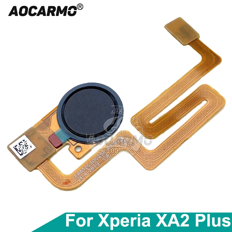 

Aocarmo For Sony Xperia XA2 Plus XA2P H3413 H4413 H4493 Fingerprint Sensor Button Touch ID Power On/Off Switch Ribbon Flex Cable