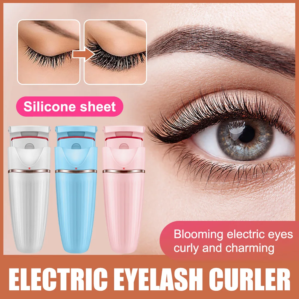 

Electric Eyelash Curler Long Lasting Heated Eye Lashes Curler Constant Temperature Curling Rechargeable Makeup Tools