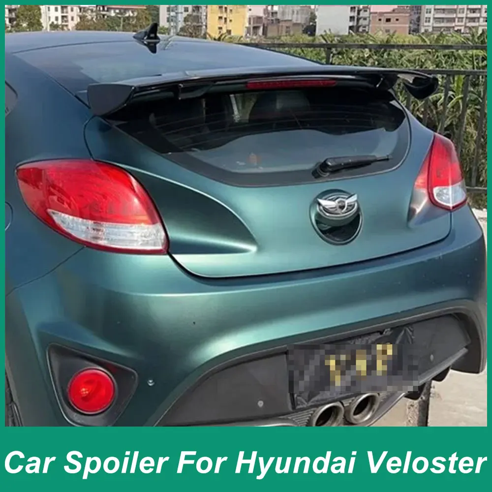 Фото Спойлер на крышу для Hyundai Feisi Veioster 2011-2018, хэтчбек, для багажника, из АБС-пластика, черный, автомобильные аксессуары, полипропилен №1