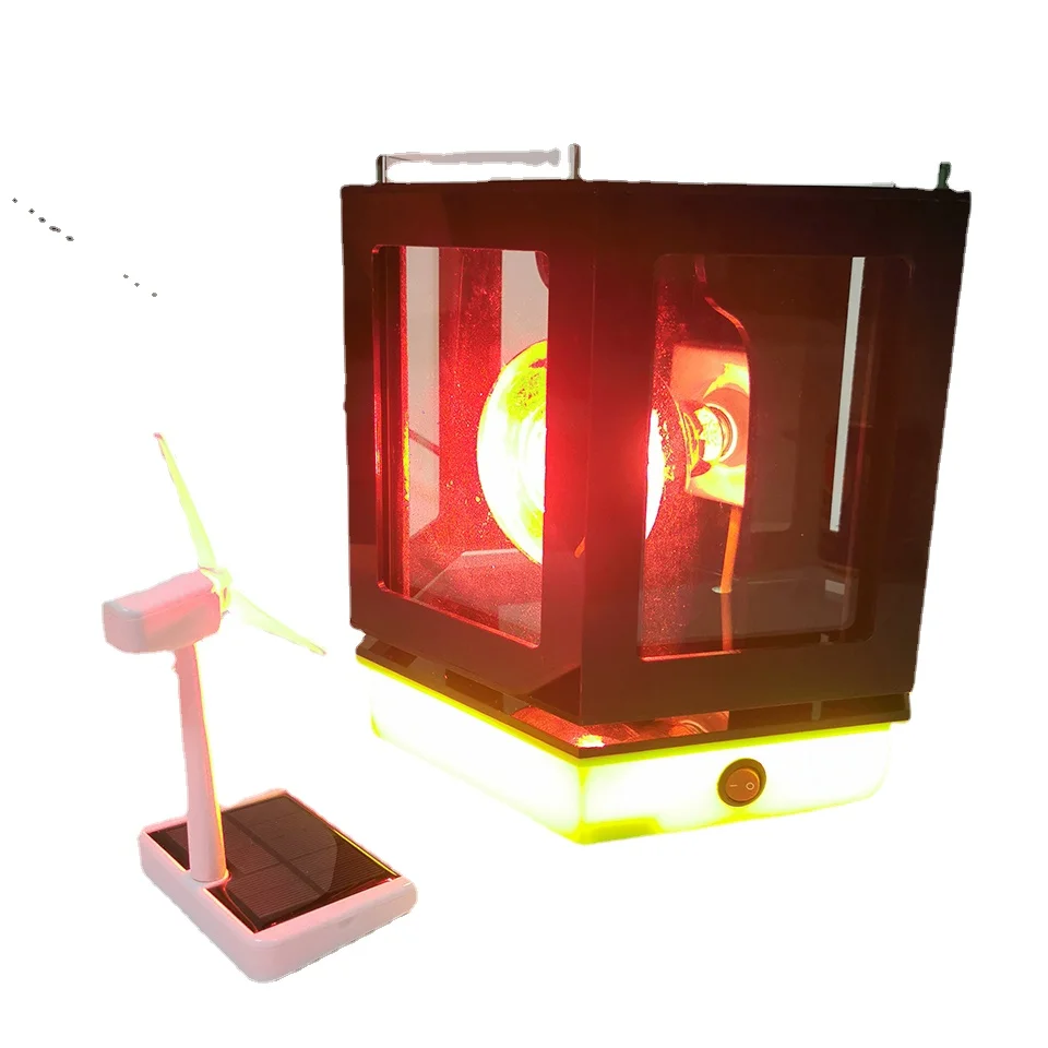 220V 150W 6 sides Rotatable Vehicle Solar Film Car Window tint tester Heat Rejection Test Box infrared paint curing lamp k101