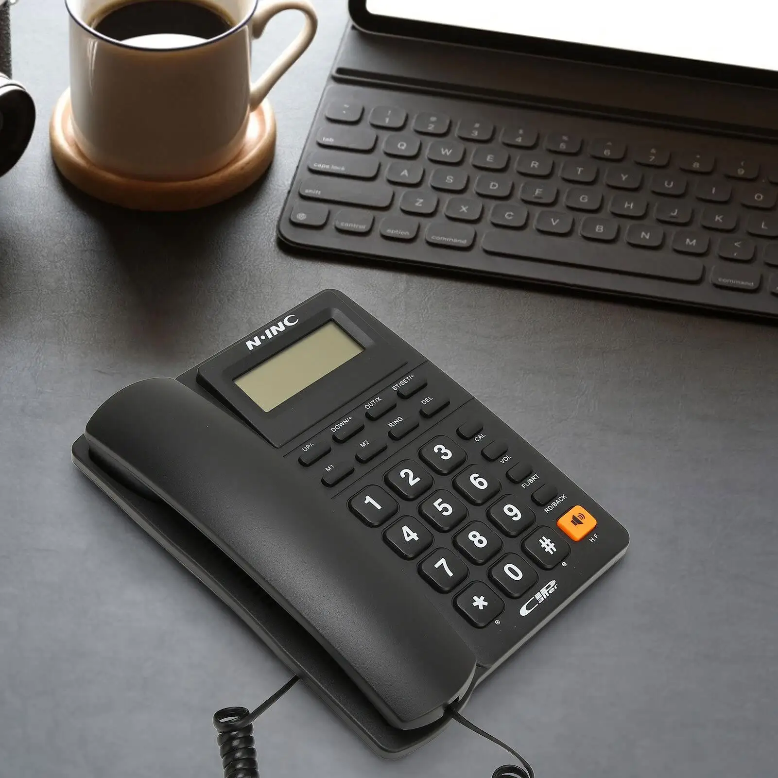 Многофункциональный стационарный телефон для дома и офиса с отображением