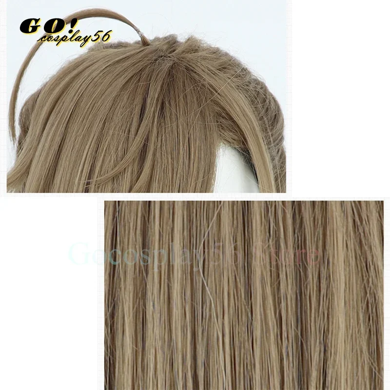 Vtuber Kanakana косплей парик 35 см длинный конский хвост Kanae knkn пучок нейьянжи