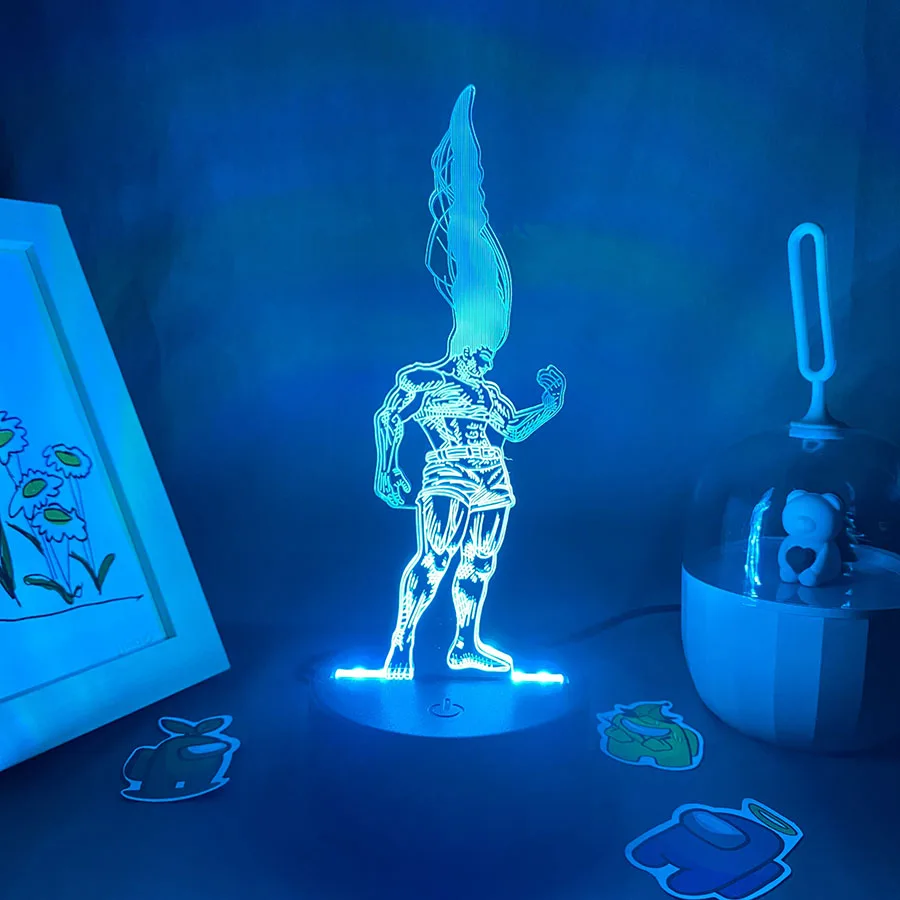 

Anime Hunter x Hunter Transformed Gon Freecss 3D LED Nightlights Gift for Kid Otaku Bedroom Decor Manga Hxh Gon Neon Lava Lamp
