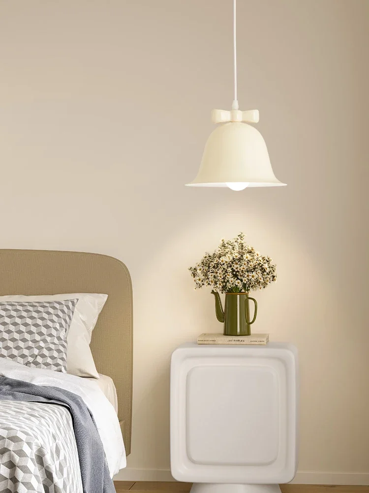 Lujia Liangpin подвесной светильник с маленьким колокольчиком во французском кремовом