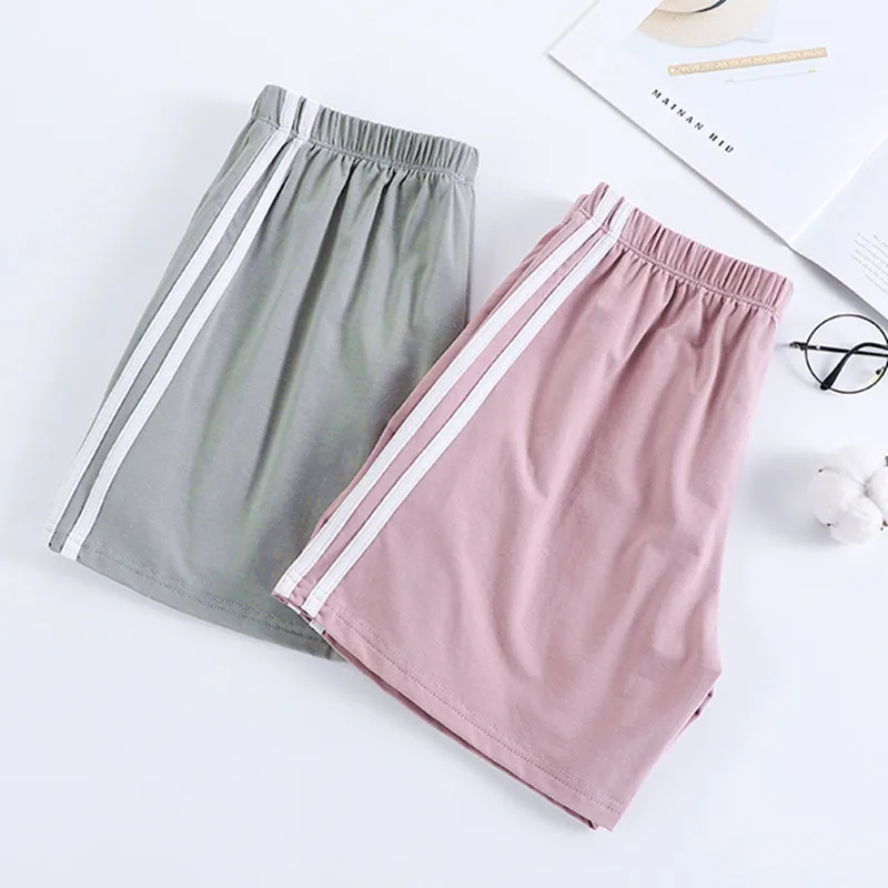 Fdfklak Casual Homewear Cotton Sleepwear Pants Women Loose Half Length Summer Pajamas Pant 2022 New Pantalones De Mujer M-3XL