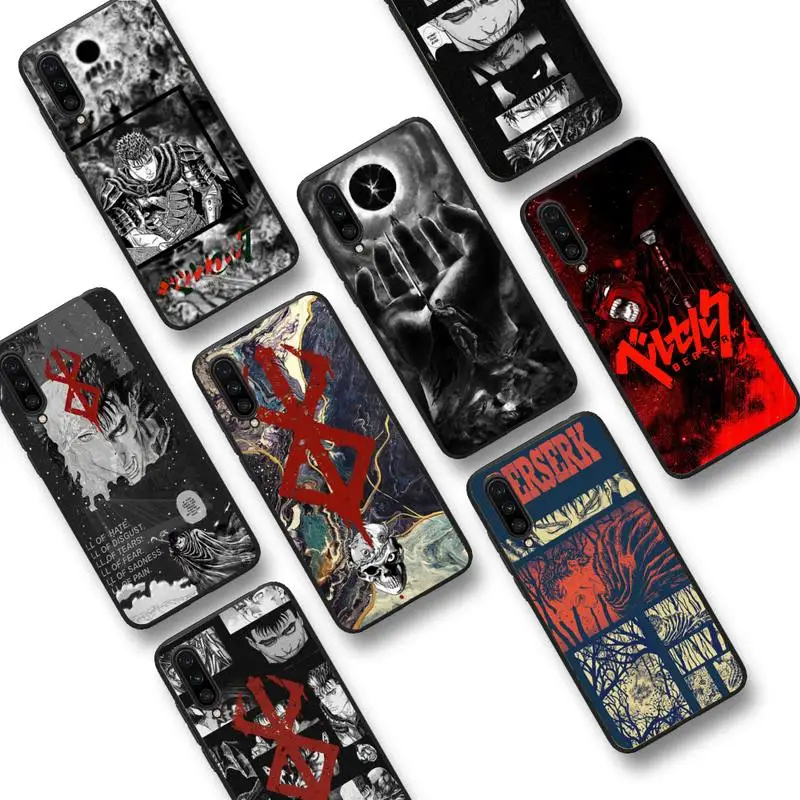 

Anime Berserk Guts Phone Case For Xiaomi mi9 mi8 F1 9SE 10lite note10lite Mi8lite Coque for xiaomi mi5x