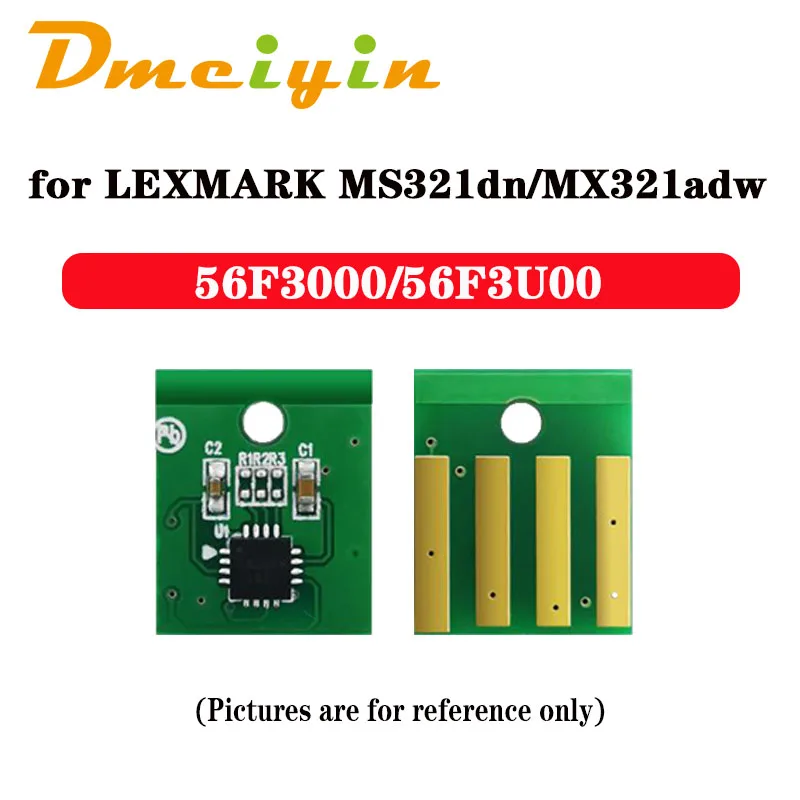 56F3000 56F3U00 6K/25k AP тонер-чип для Lexmark MS321dn/MX321adw/MS421dn/MX421ade/MS521dn/MX521ade/MX522adhe/MS621dn/MS622de