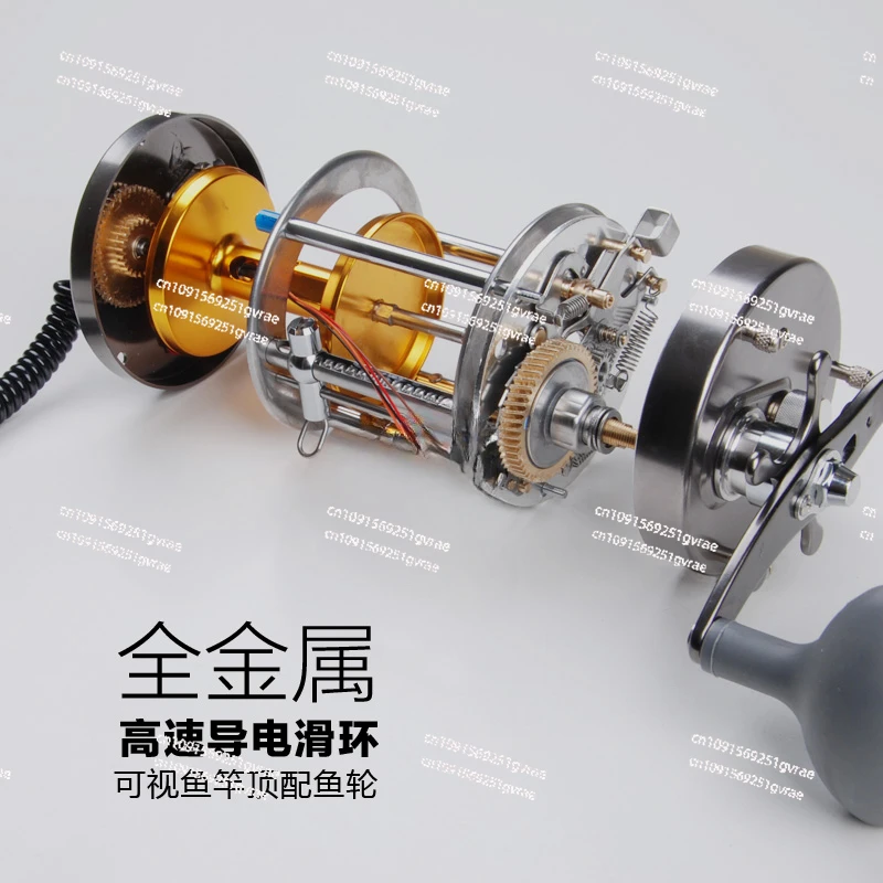 Визуальное якорное рыбное колесо 7000 цельнометаллическое длинное Mingyang с прицелом